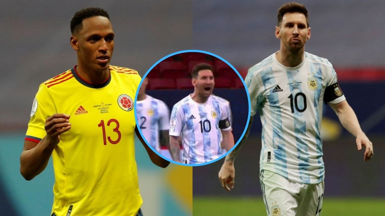 Yerry Mina habla después del ´baila ahora´ de Messi en el duelo Argentina-Colombia