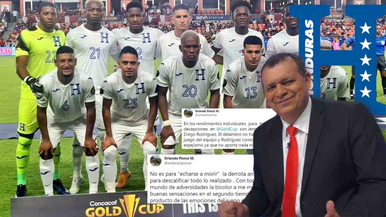 Orlando Ponce revela quiénes son las grandes decepciones de Honduras en la Copa Oro 2021