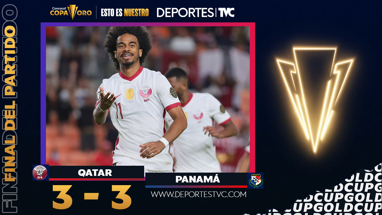 Copa Oro 2021: Qatar empata ante Panamá en un verdadero partidazo