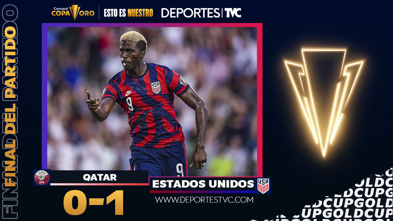 Copa Oro 2021: Qatar perdonó y Estados Unidos se clasificó a la Gran Final
