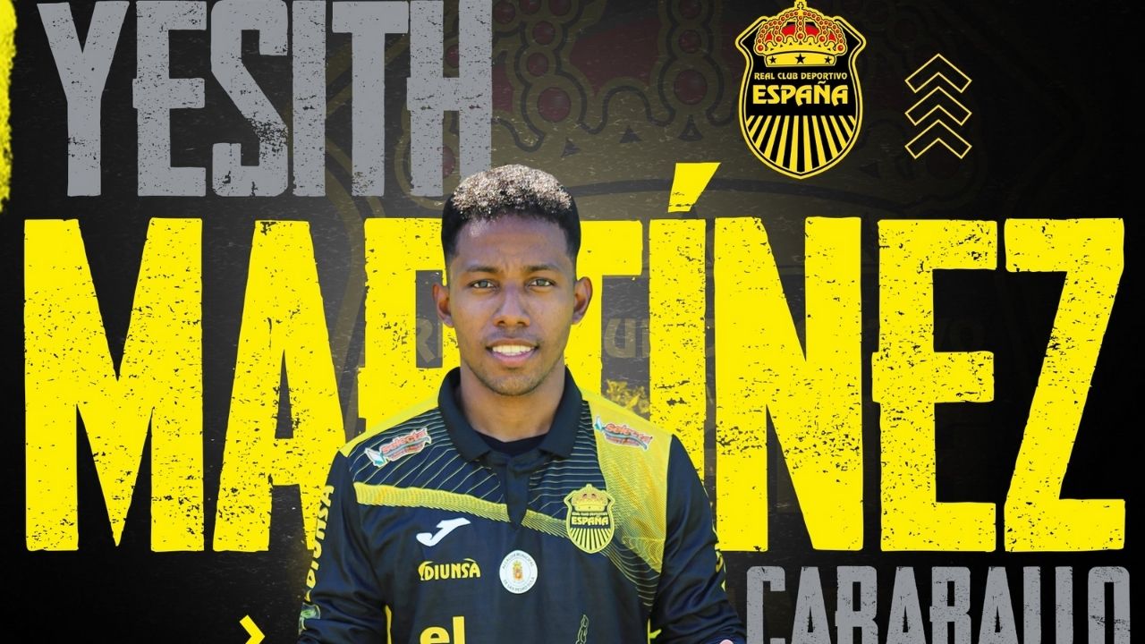 Yesith Martínez, nuevo jugador de Real España