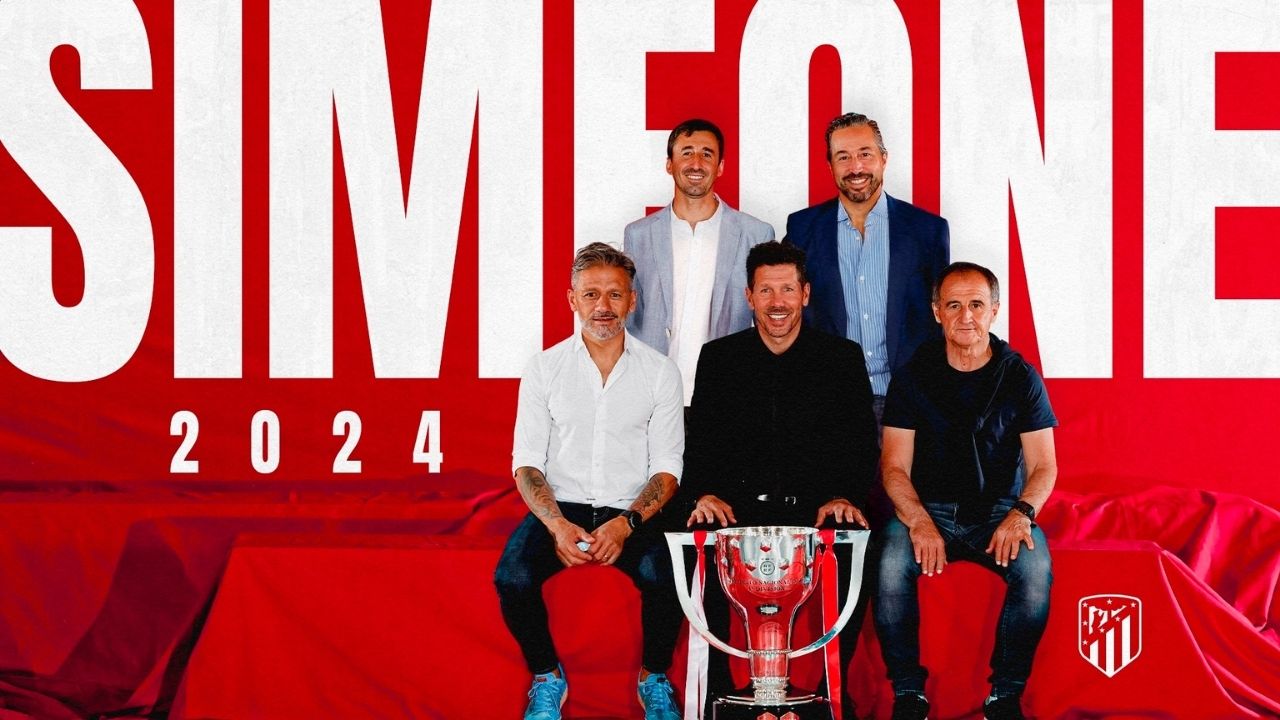 Cholo Simeone renueva con el Atlético de Madrid y su legado continúa