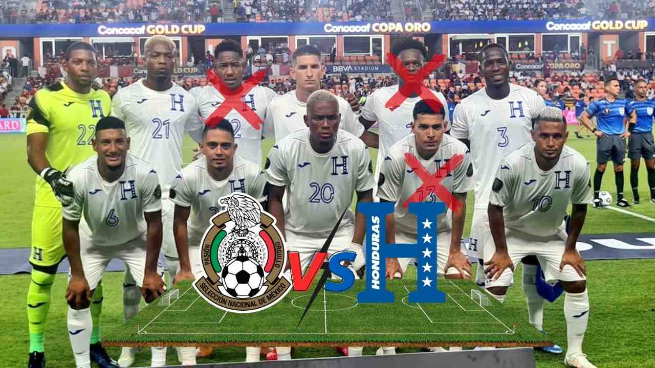 Tras bajas por covid-19: Así saldría Honduras ante México en Copa Oro 2021