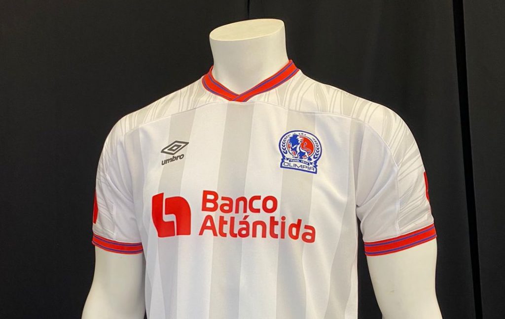 Detalle nueva camiseta de Olimpia Apertura 2021 2022