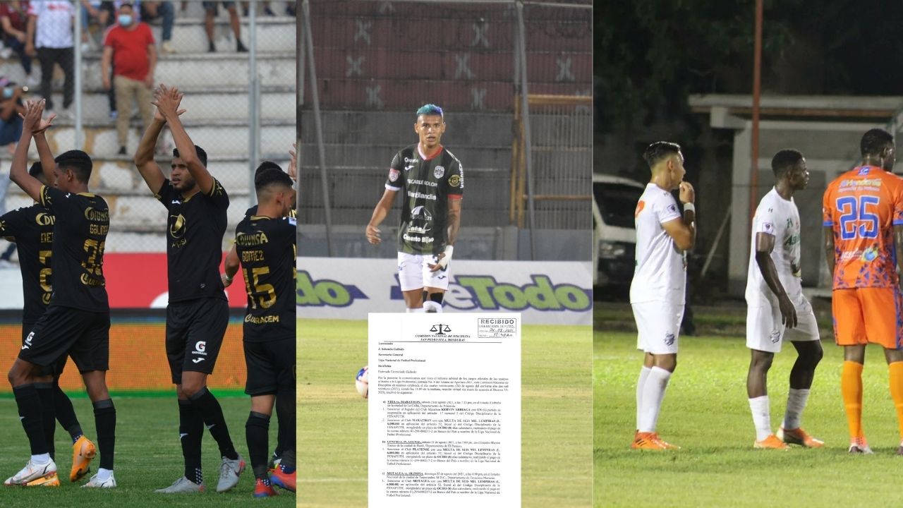 Comisión de Disciplina revela grandes castigos para varios equipos y jugadores