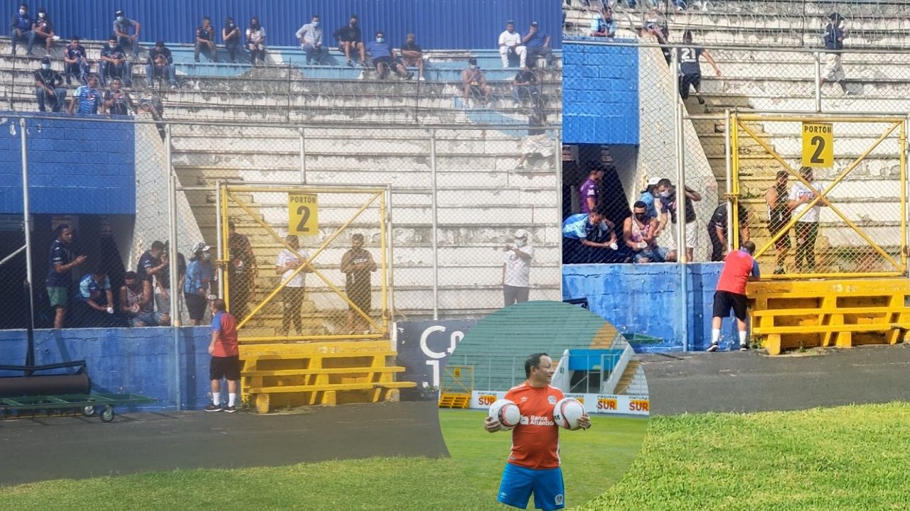 El admirable gesto del utilero del Olimpia con aficionados del Motagua en el estadio Nacional