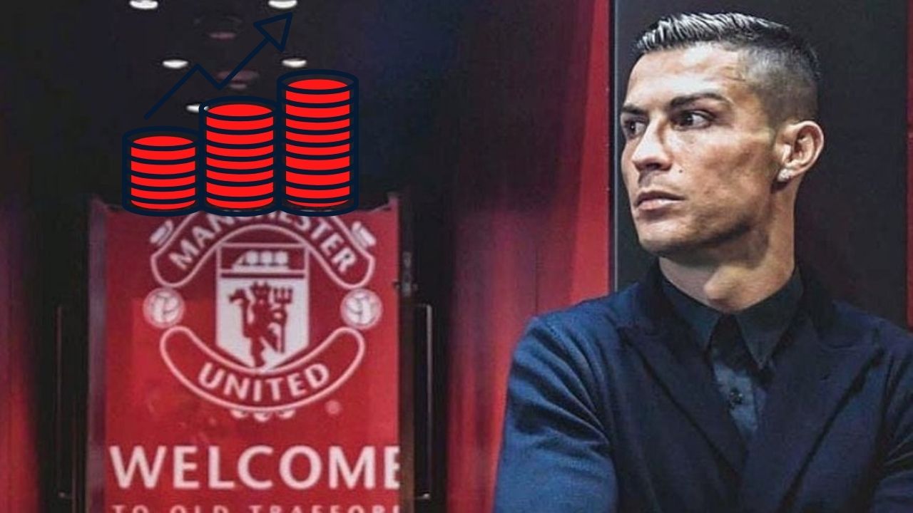 Cristiano Ronaldo provocó que las acciones del Manchester United subieran en un día