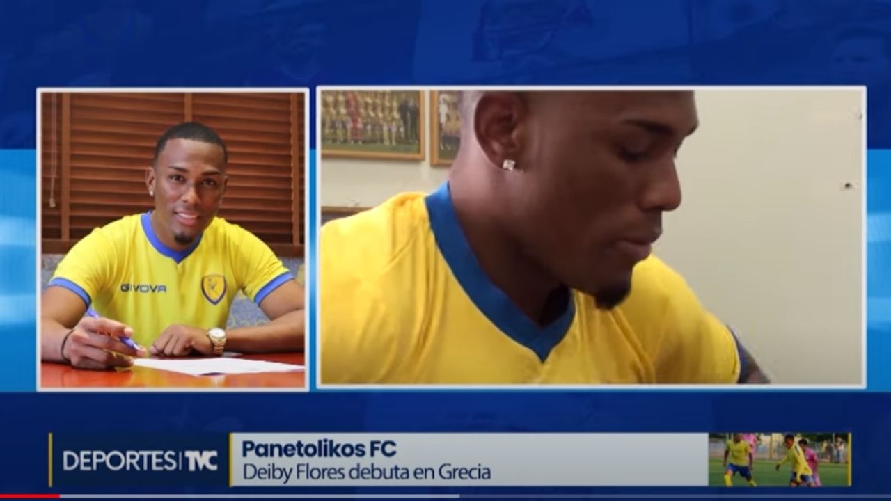 Deiby Flores debutó en Grecia y nos da sus primeras palabras a Deportes TVC en Hoy Mismo