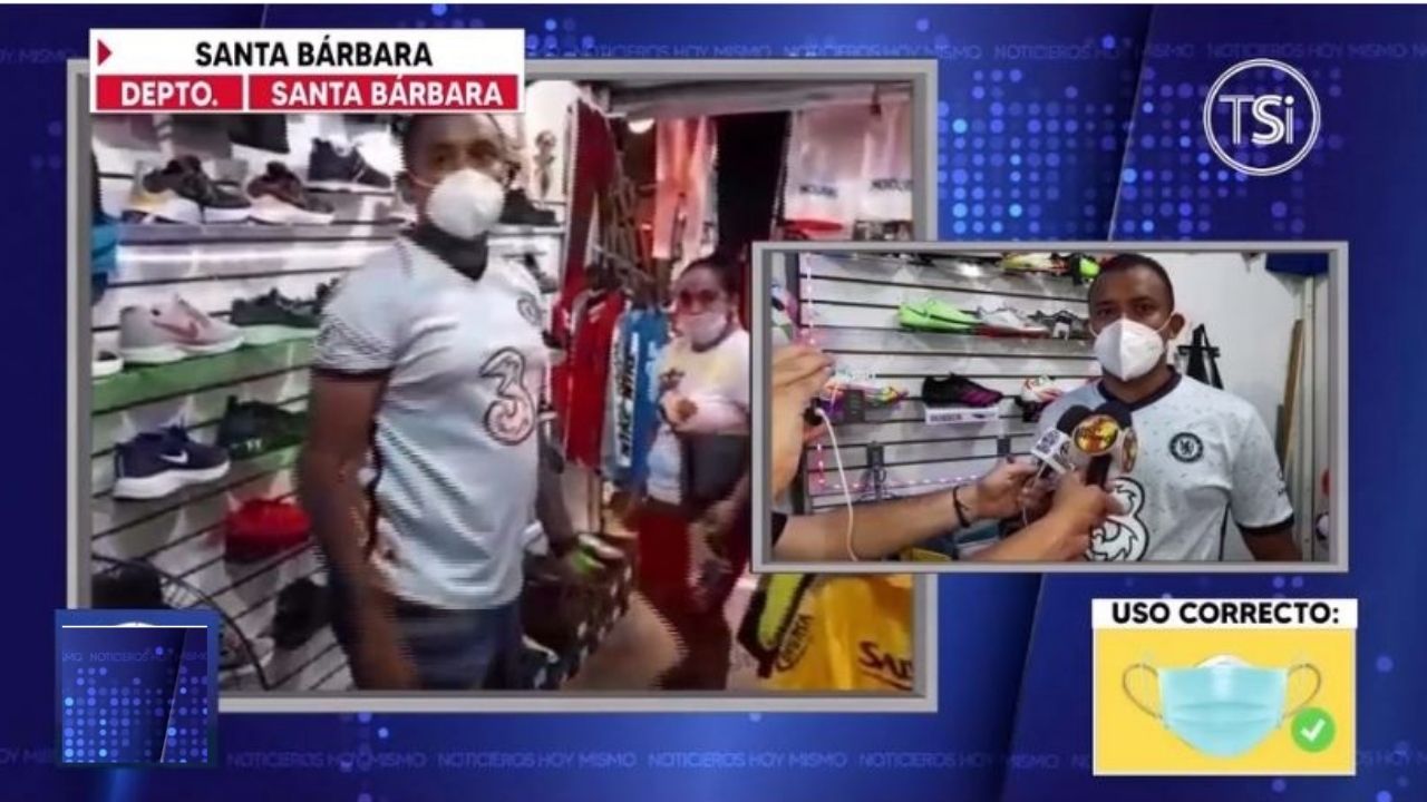 Exjugador hondureño tuvo que crear su propio negocio tras ser afectado por la pandemia
