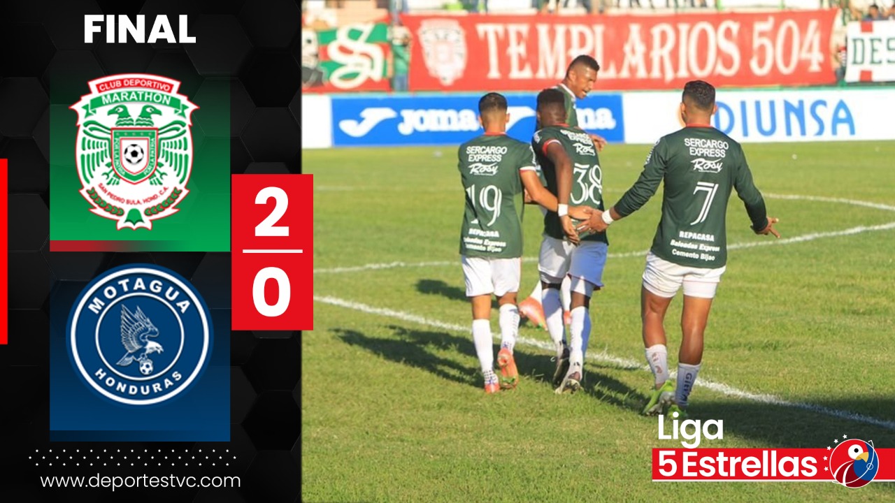 Marathón superó a Motagua en el clásico de las M y sigue afianzado en el liderato