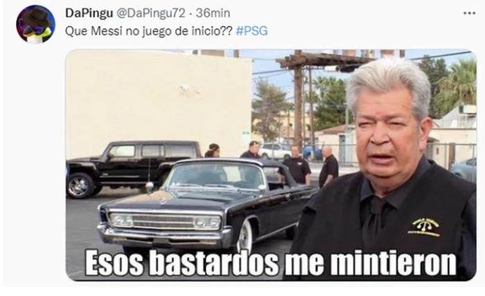 Memes Debut Mesis PSG