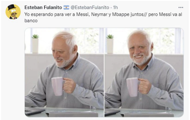 Memes Debut Messi PSG