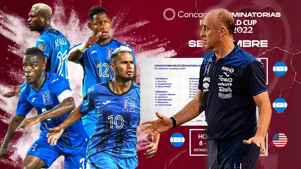Selección de Honduras presenta lista de convocados para el inicio de la eliminatoria mundialista