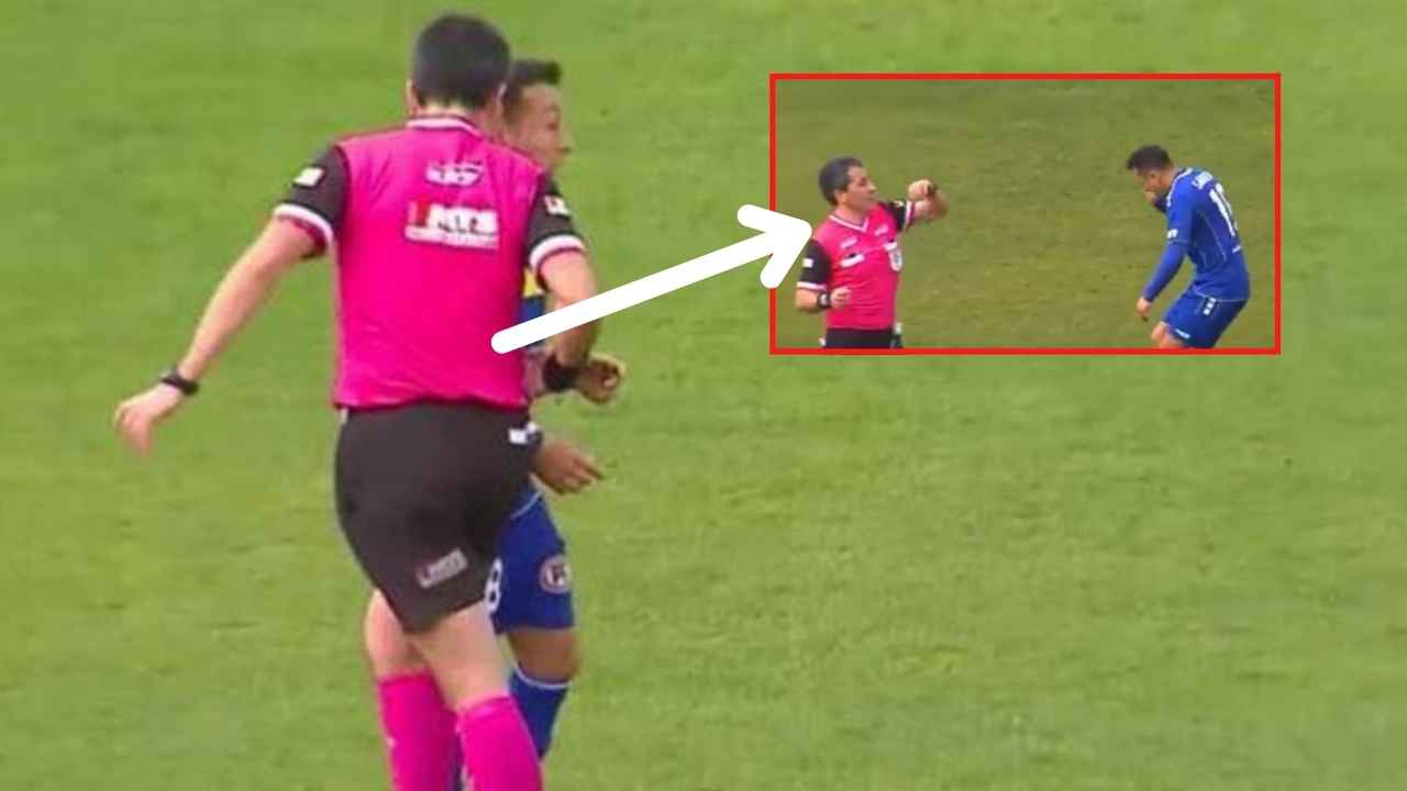 ¡Nuevo escándalo! Árbitro agrede a jugador en partido de fútbol en Chile