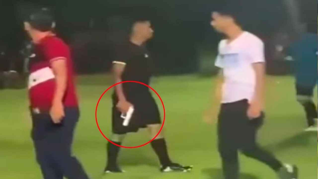 Árbitro hondureño se defiende con arma de fuego en partido en Copán