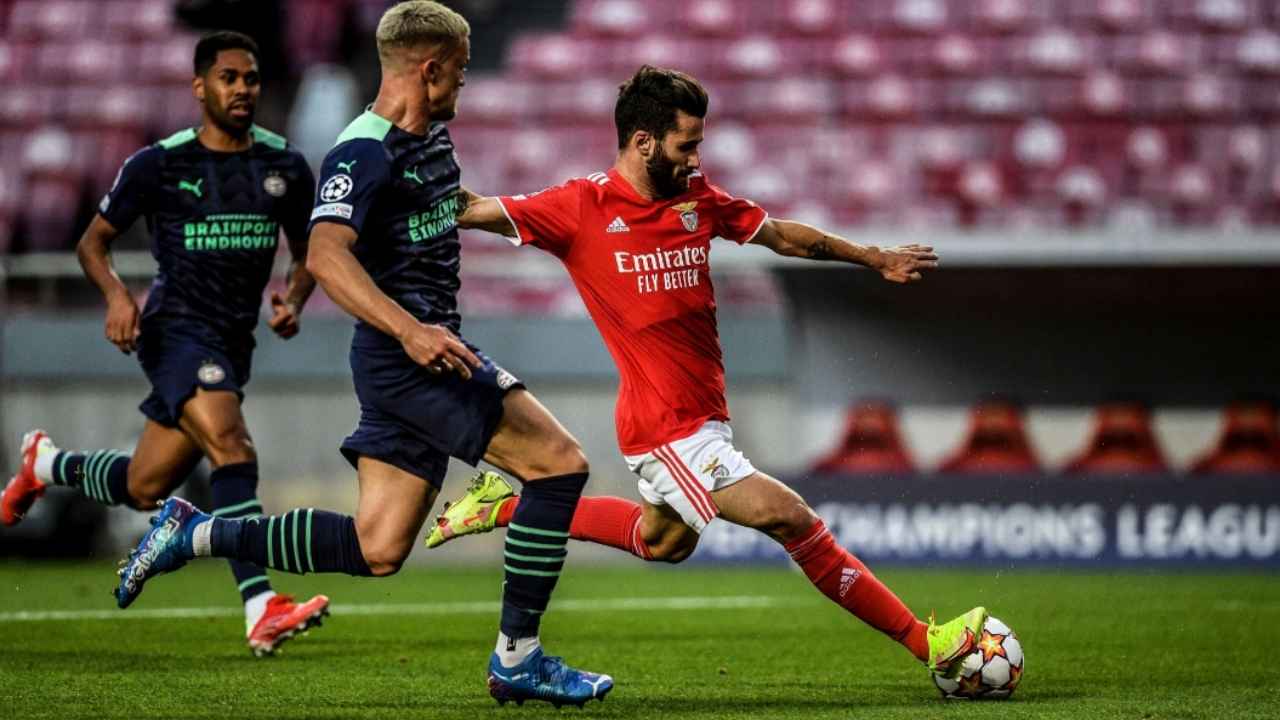 Benfica y PSV dejan todo para la vuelta en los Playoffs de la Champions League
