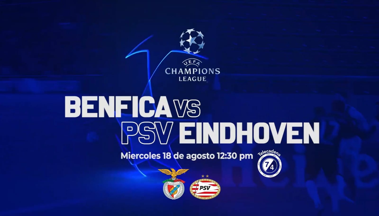 Benfica vs PSV: hora y dónde ver el partido de playoffs por la Champions League