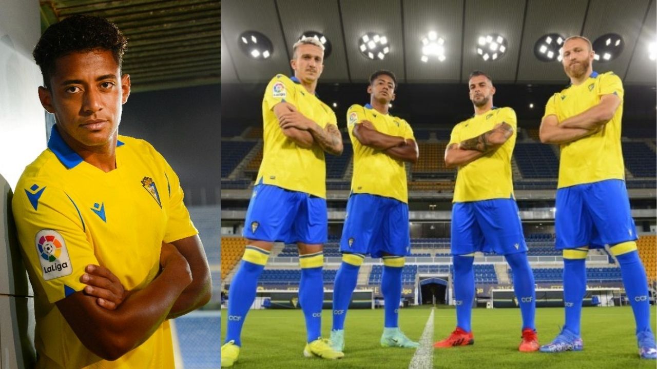Cádiz presenta su nueva equipación con el Choco Lozano como figura