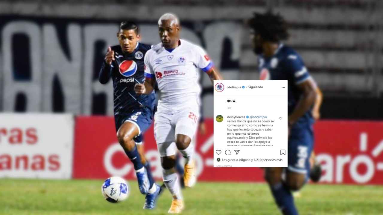 ExOlimpia manda mensaje tras la derrota ante Motagua en el clásico