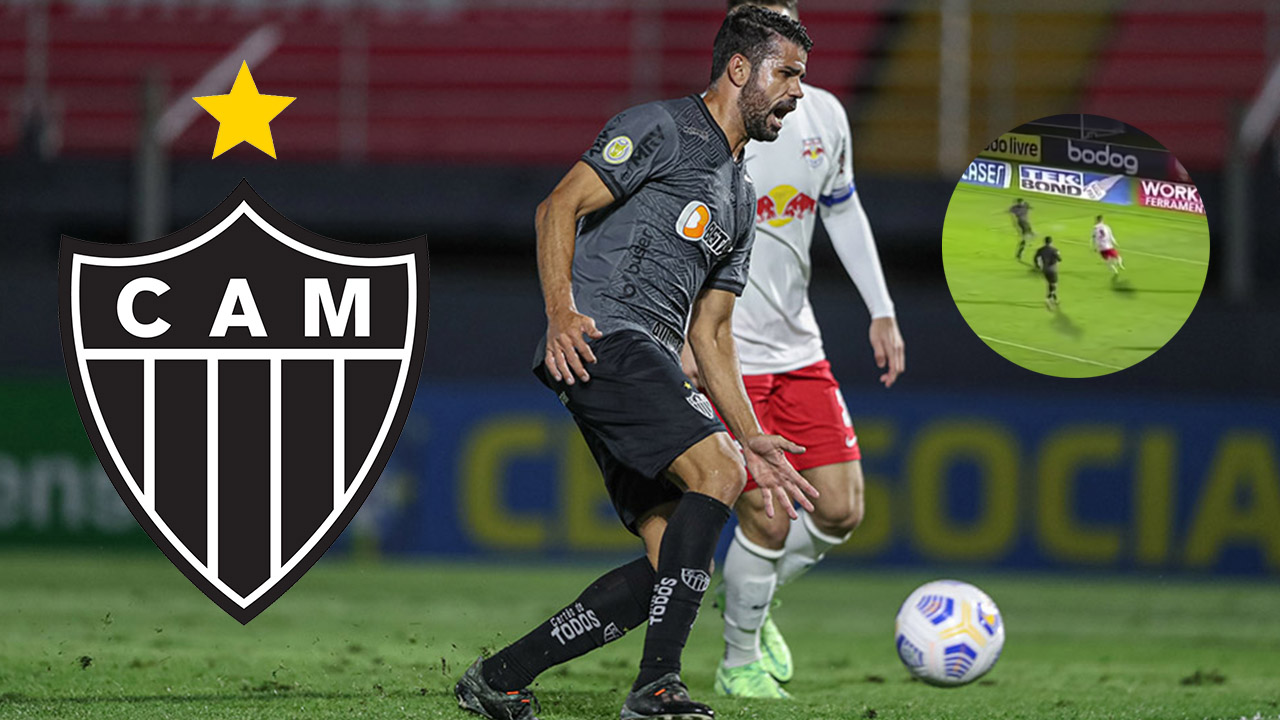El impresionante gol de Diego Costa en su debut con el Atlético Mineiro