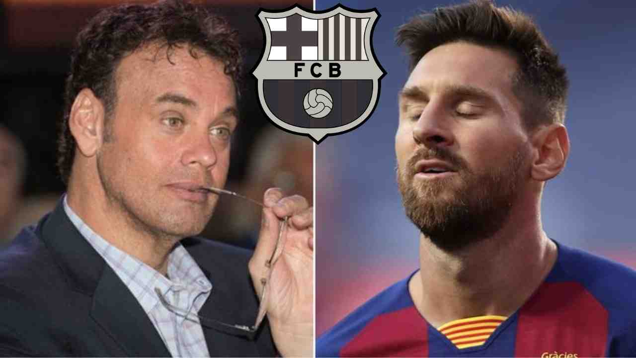 David Faitelson arremete contra el club: 'La salida de Messi es culpa del Barcelona'