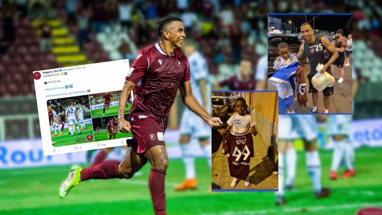 Rigoberto Rivas con especial regalo para niño hondureño que emigró a Italia tras perder a su padre