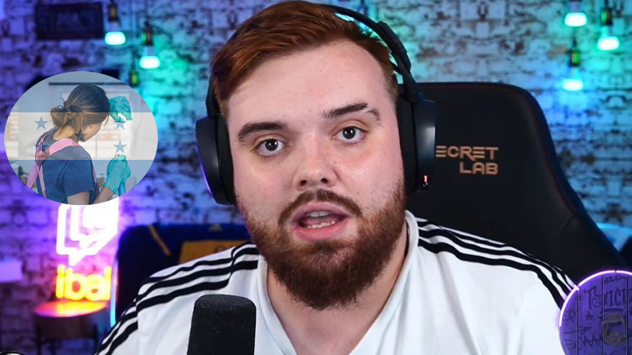 El increíble gesto del streamer amigo de los futbolistas con una hondureña en España
