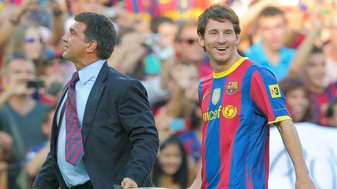 Presidente de Barcelona revela la razón de la salida de Messi: "Leo quería quedarse"