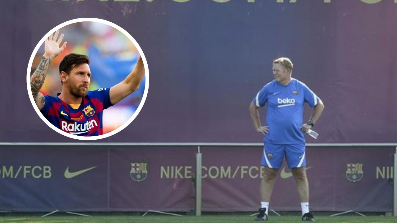 'No hay que vivir en el pasado', señaló Ronald Koeman tras el adiós de Lionel Messi