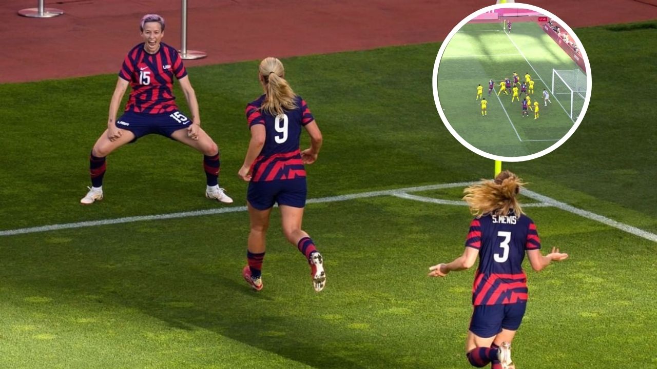¡Gol olímpico en los Juegos Olímpicos! Mira el golazo que nos regaló Megan Rapinoe en Tokio 2020