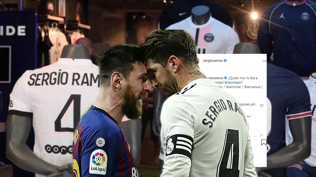 El mensaje de bienvenida de Sergio Ramos a Lionel Messi