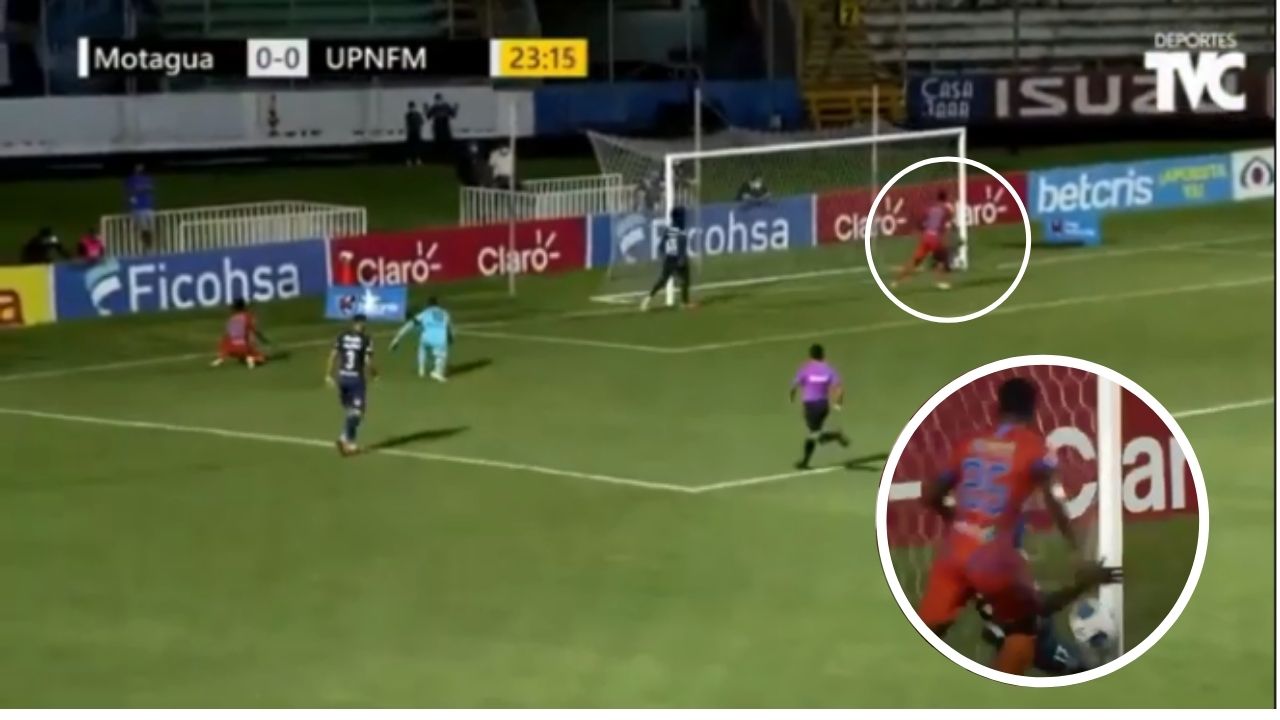 ¿Era penal o no? La jugada polémica en el partido entre Motagua y Lobos de la UPN