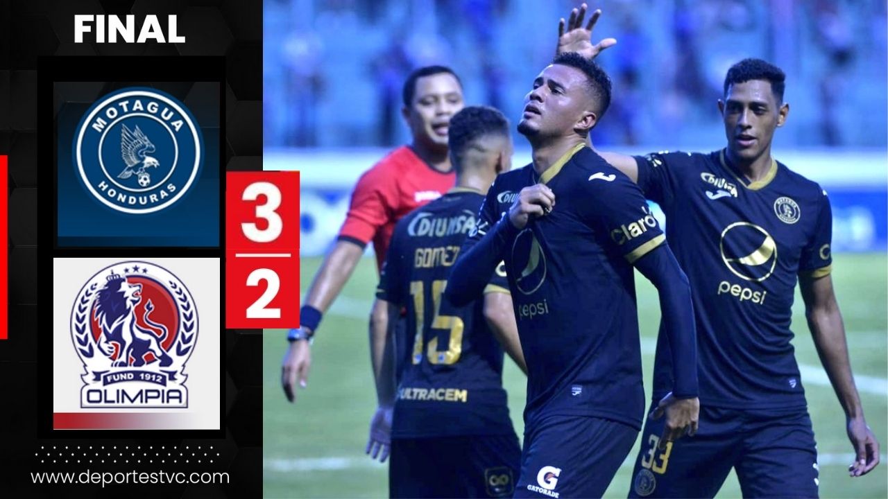 ¡Triunfo Azul! Motagua se lleva el clásico en un apasionante duelo en el Nacional