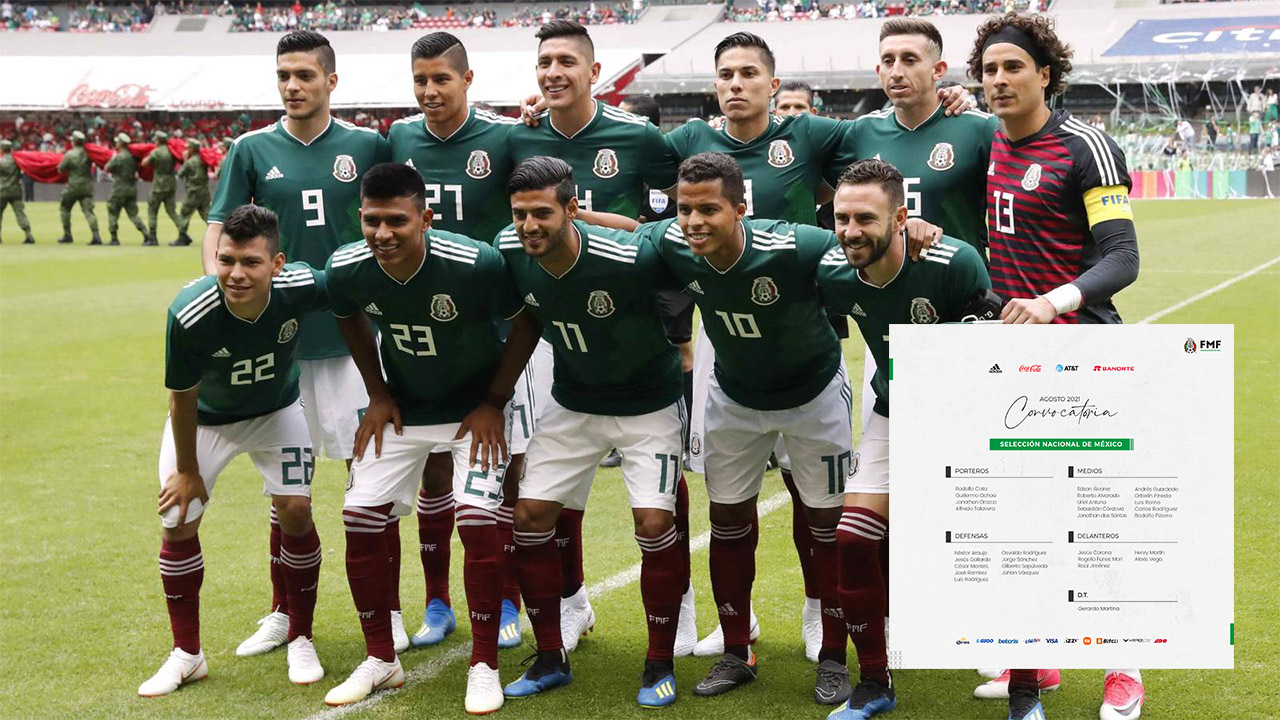 ¡Con sensibles bajas! México presenta su convocatoria para afrontar la eliminatoria