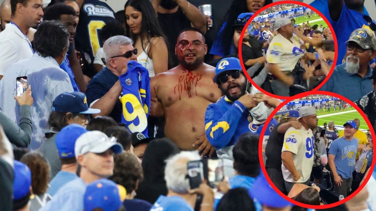 Brutal pelea entre aficionados de la NFL en el arranque de partidos con público en pretemporada