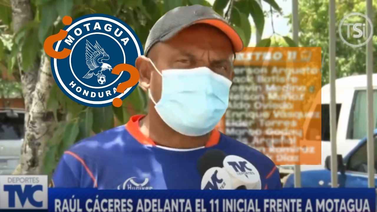 Sin miedo: Raúl Cáceres adelanta su 11 inicial para enfrentar al Motagua