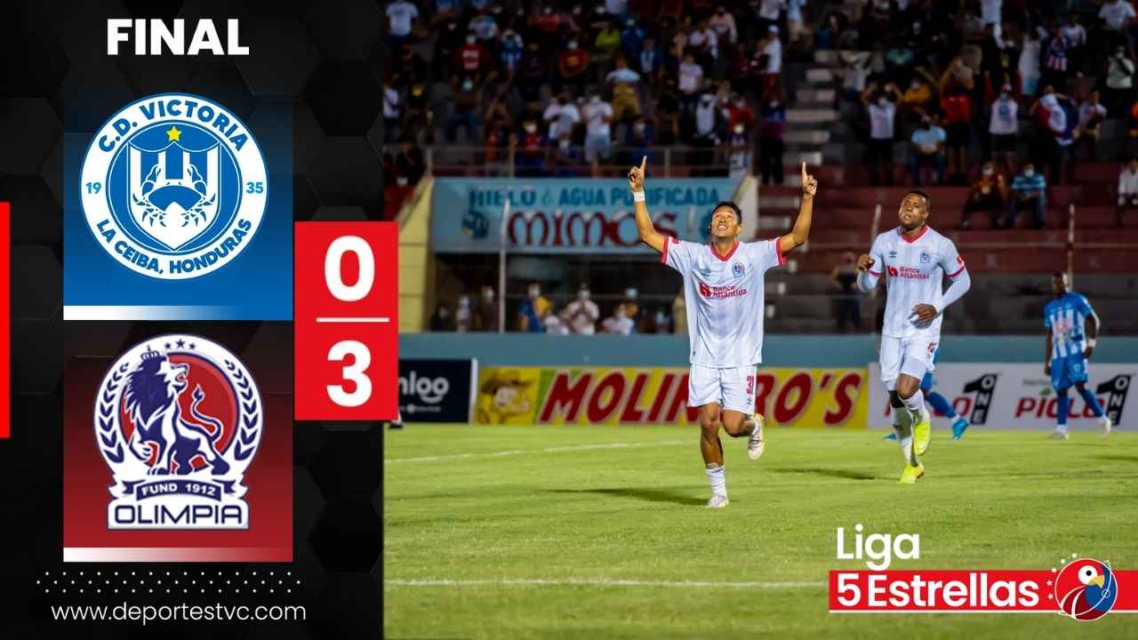 ¡Rugió el León! Olimpia vence a un adormecido Victoria en La Ceiba