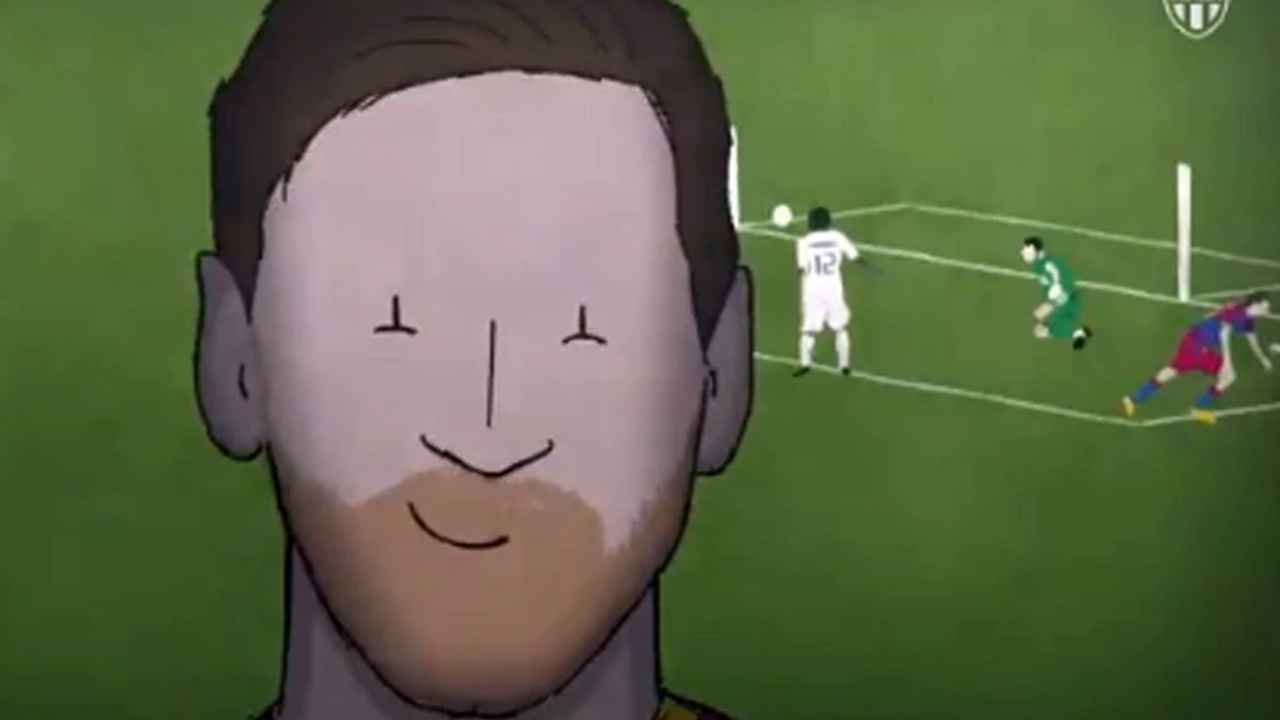 ¡Viral! El emocionante vídeo animado para despedir a Messi del Barcelona