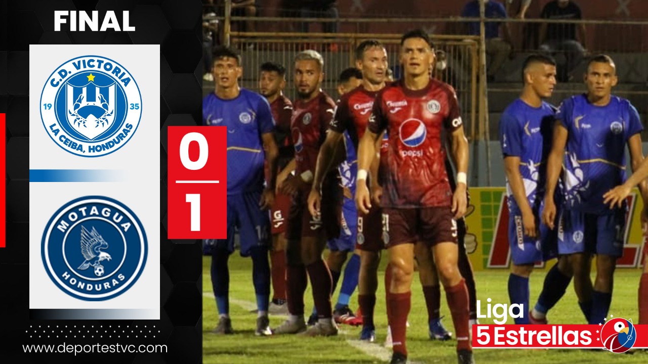 Motagua le dio la bienvenida al Victoria a la primera división ganándole en La Ceiba