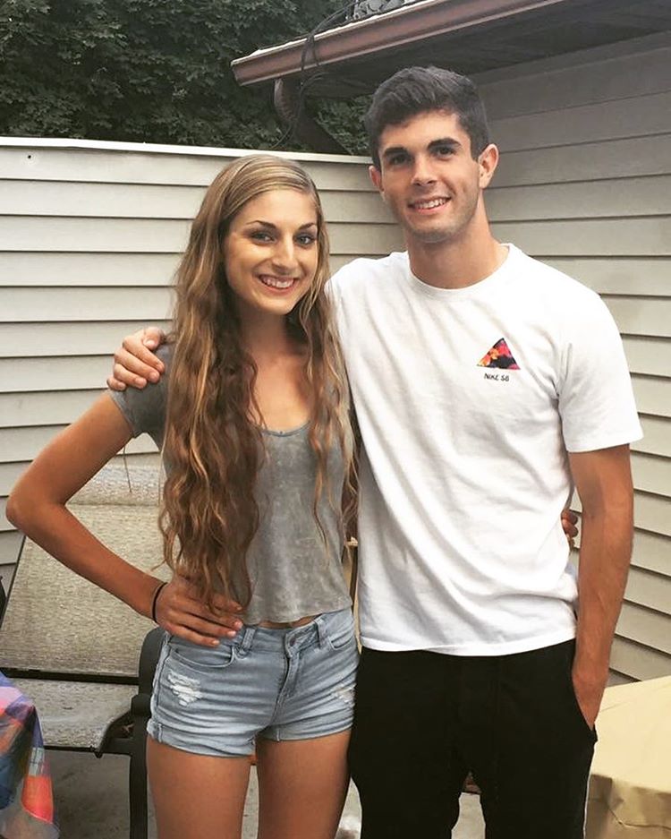 Devyn Pulisic en selfie junto a su hermano Christian Pulisic 