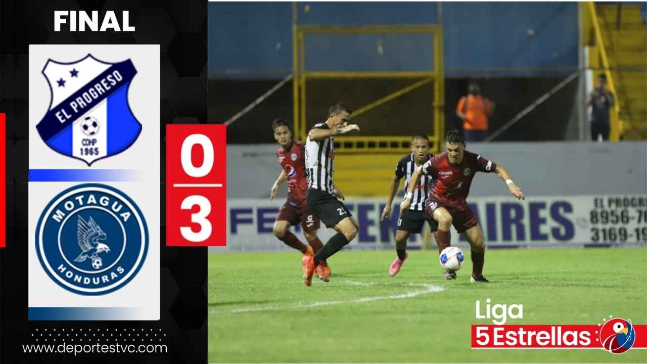 Motagua goleó al Honduras Progreso y sube a la cima de la tabla nuevamente