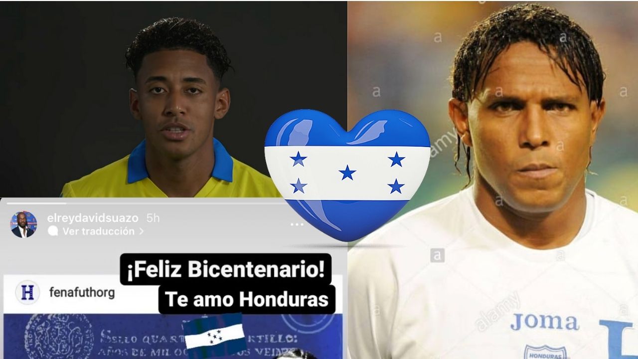 Estrellas de Selección de Honduras se unen en felicitaciones por el Bicentenario de Independencia