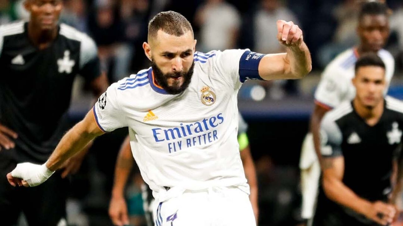 Benzema superó a Raúl en la lista de goleadores de la Champions League