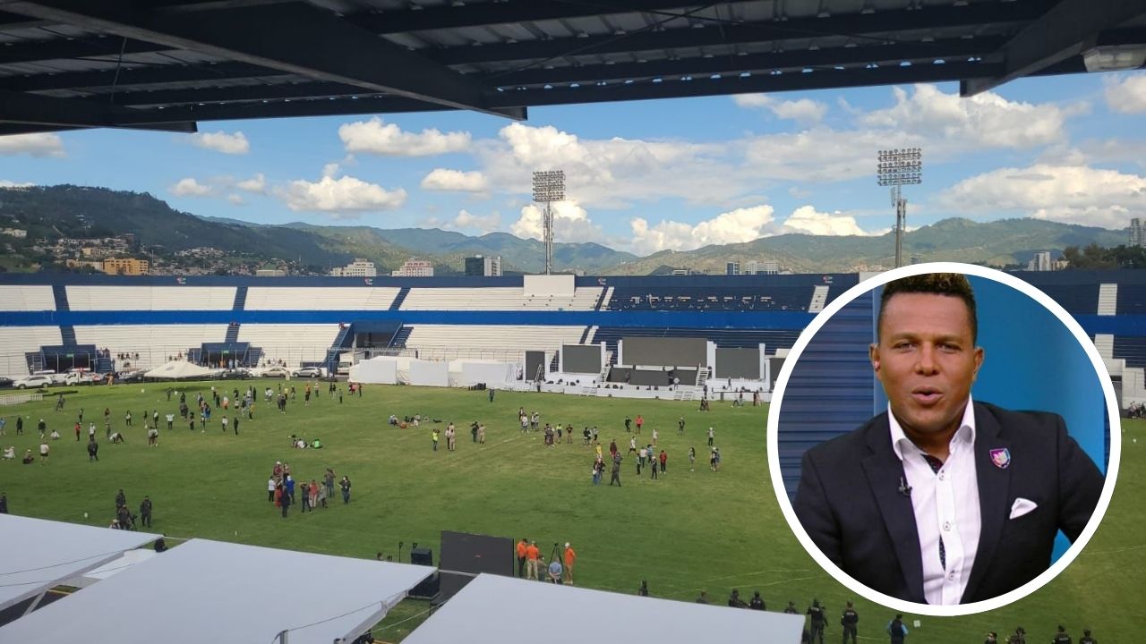 Carlos Pavón lanza dura crítica por el aspecto del Estadio Nacional de Tegucigalpa