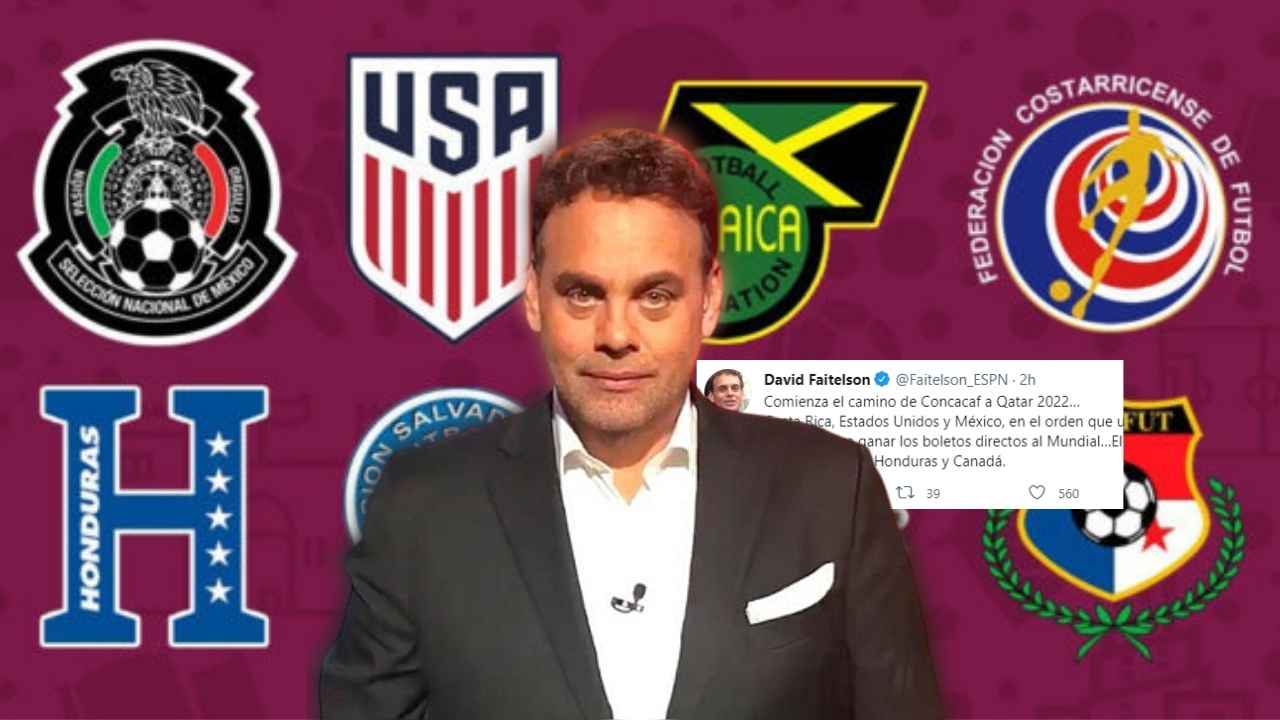 ¿Y la H? David Faitelson adelanta qué selecciones jugarán el repechaje de la eliminatoria de Concacaf