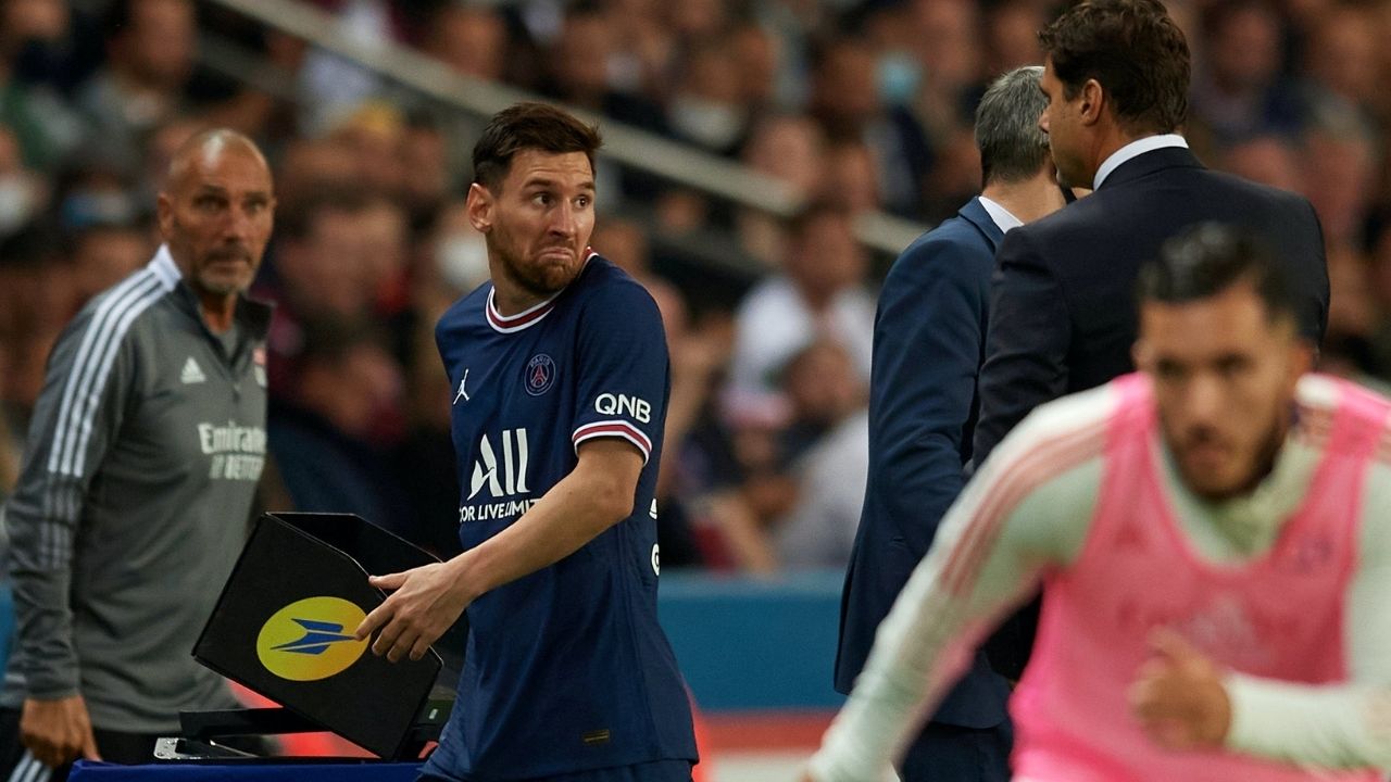 Estalló: El enfado de Lionel Messi tras ser sustituido en el PSG