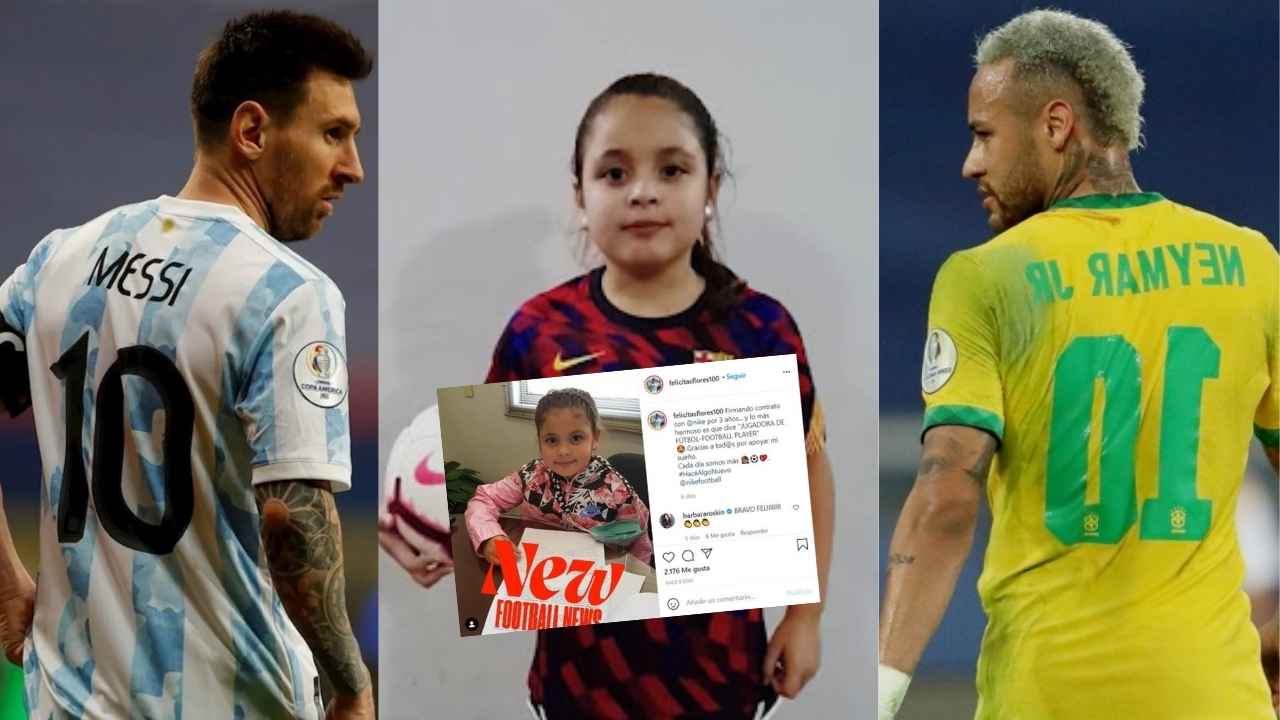 ¡Deslumbra! Futbolista argentina de 8 años supera a Lionel Messi y a Neymar