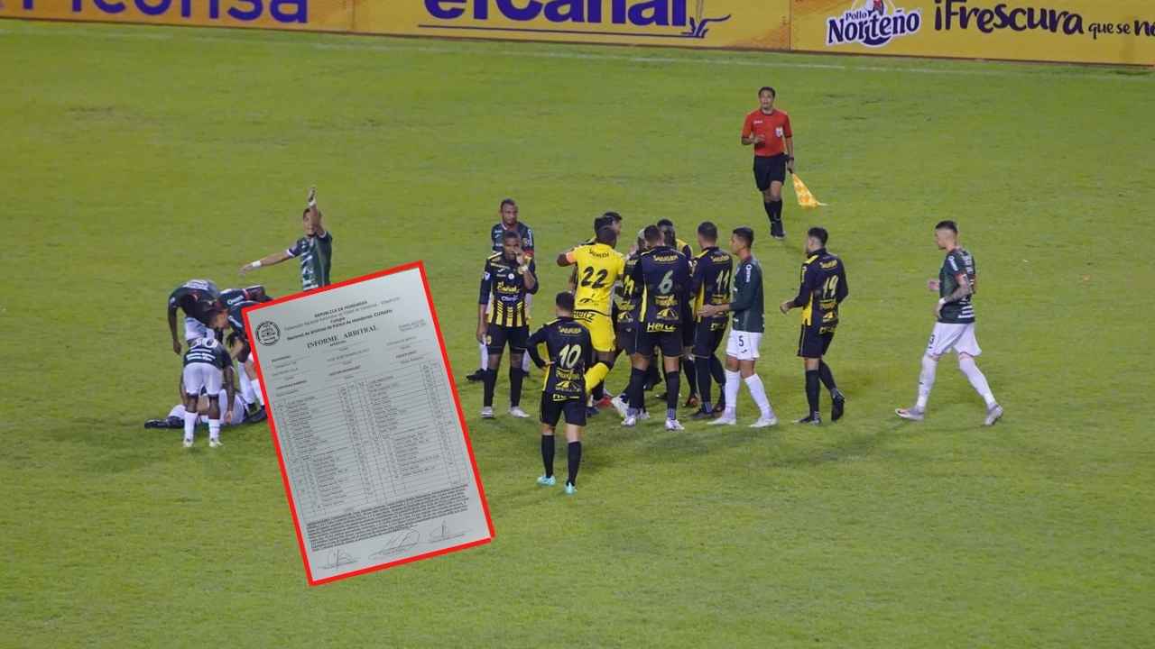¡Intentó agredirlo! Jugador de Real España fue expulsado por insulto: 'Te cagaste, hijo de p...'