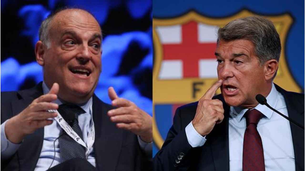 Joan Laporta contraataca a Tebas: 'Tiene la obsesión de perjudicar al Barcelona'
