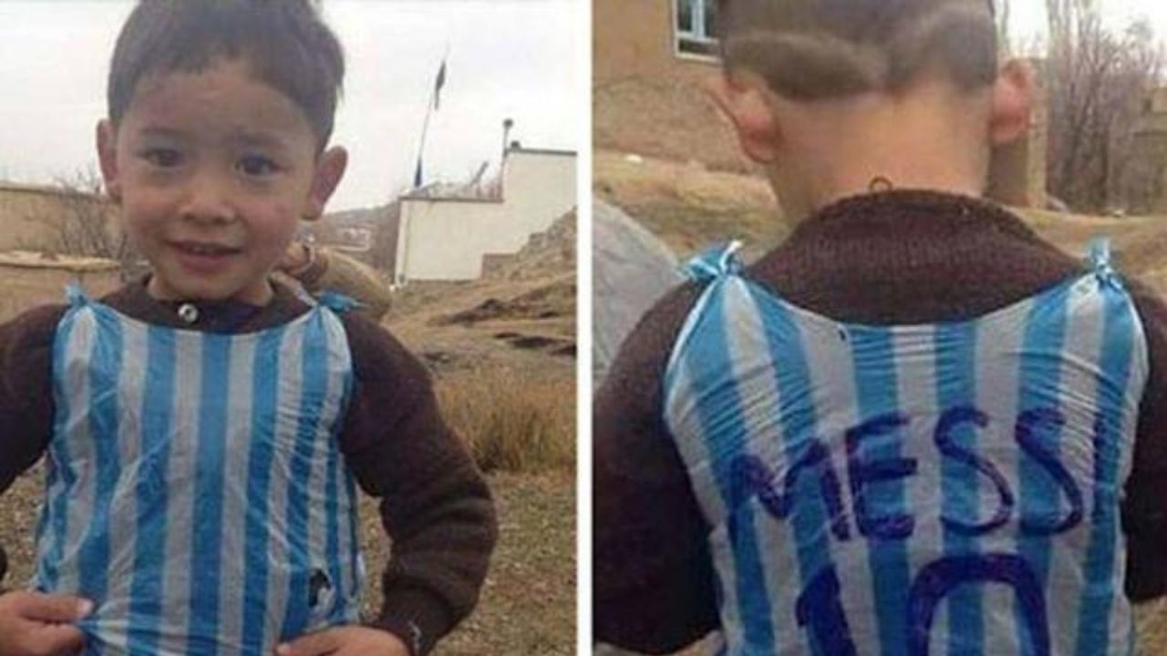 El niño afgano fan de Lionel Messi teme a los talibanes e hizo un desgarrador pedido: 'Por favor, sálvenme'